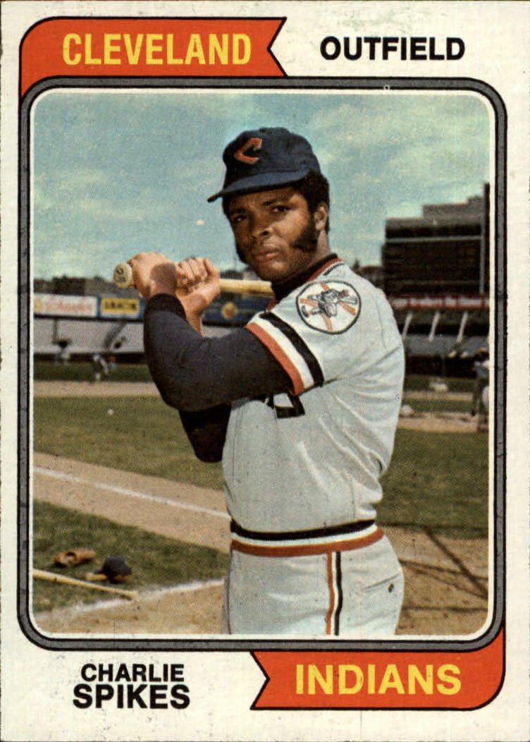 1974 Topps #58 Charlie Spikes