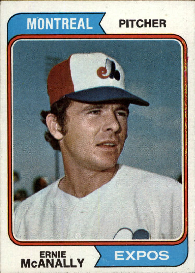 1974 Topps 322 Ernie McAnally NM Card Shack Beckett Marketplace