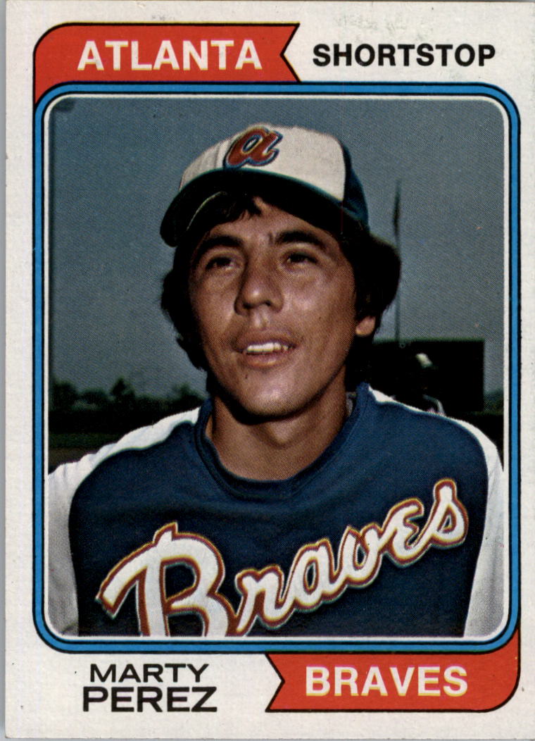 1974 Topps #374 Marty Perez