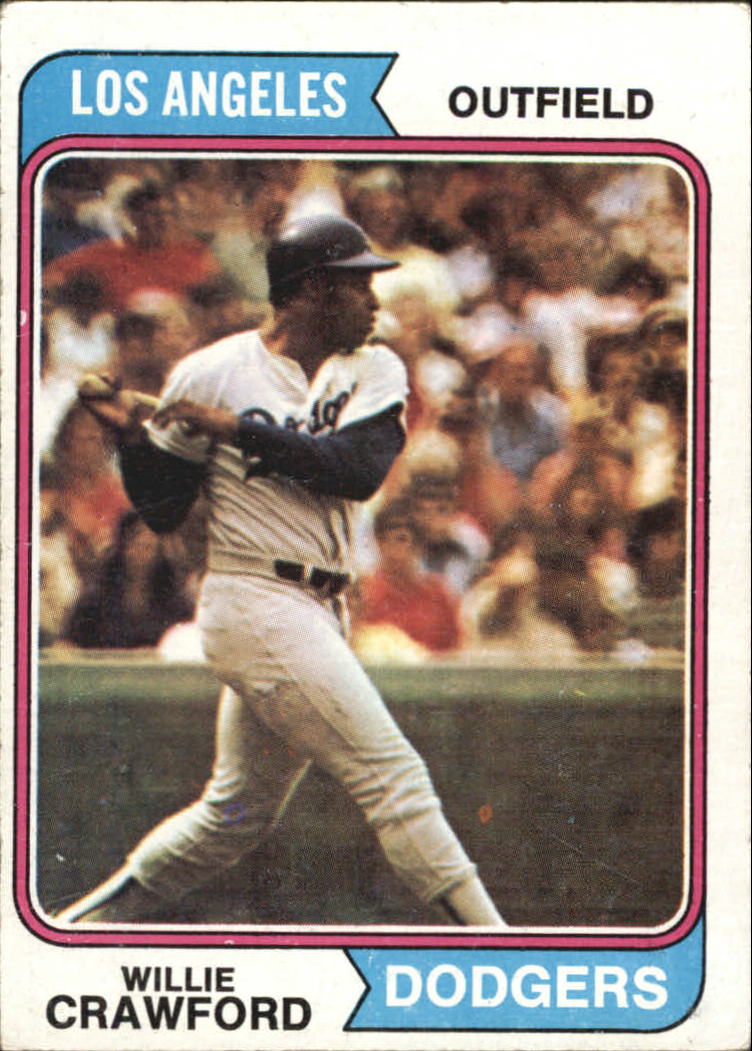 1974 Topps #480 Willie Crawford