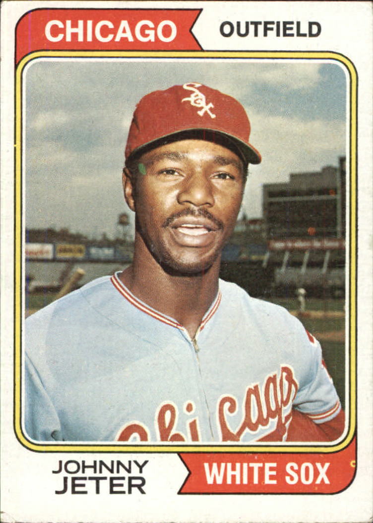 1974 Topps #615 Johnny Jeter UER Misspelled Johnnie on card back - VG-EX