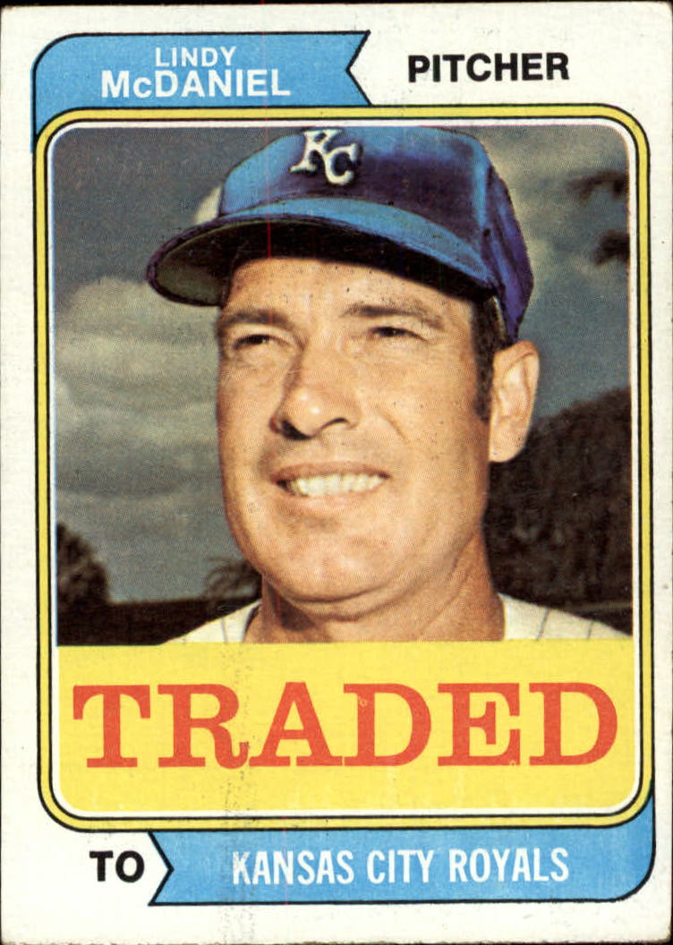 1974 Topps Traded #182T Lindy McDaniel