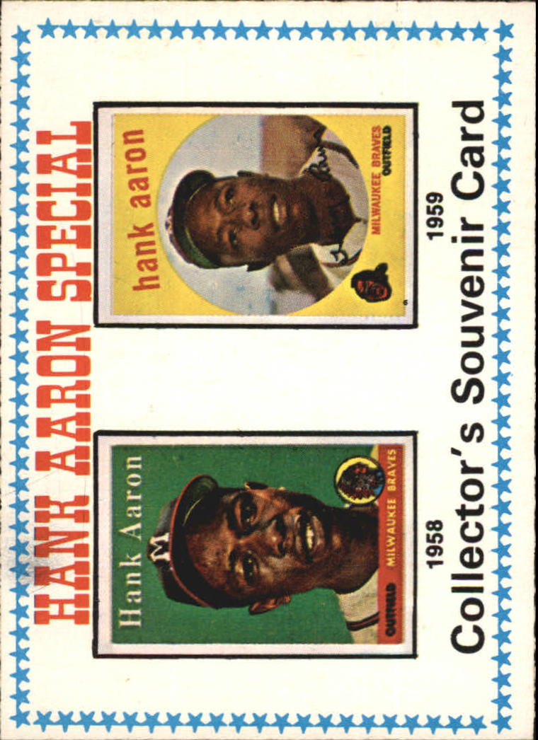 1974 O-Pee-Chee #3 Aaron Special 58-59/Special 58-59