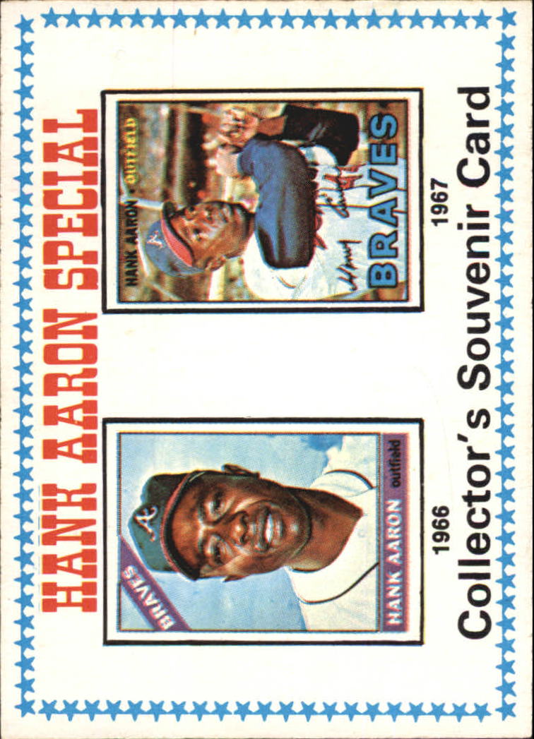 1974 O-Pee-Chee #7 Aaron Special 66-67/Special 66-67