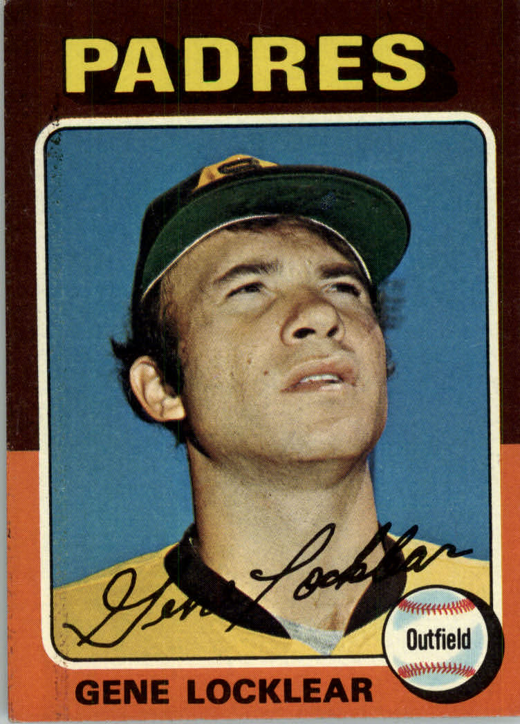 1975 Topps #13 Gene Locklear RC