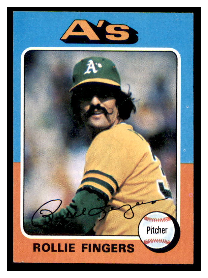 1971 Topps #384 Rollie Fingers Oakland A's Baseball Card Ex/mt Nm