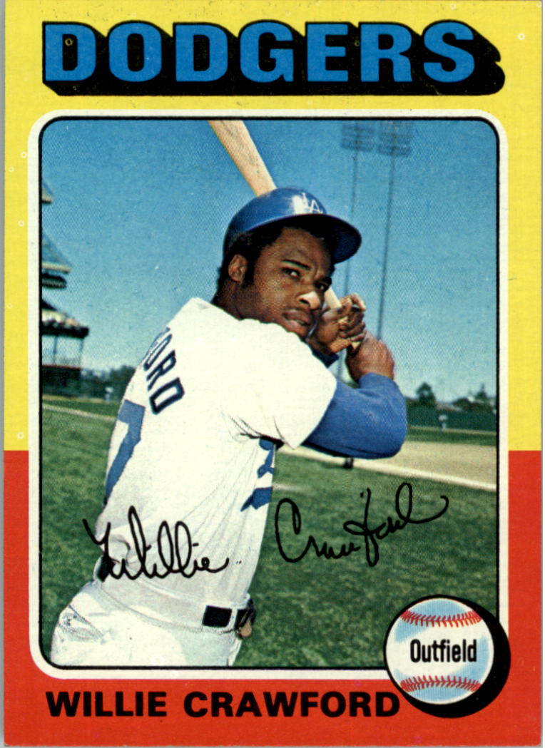 1975 Topps #186 Willie Crawford