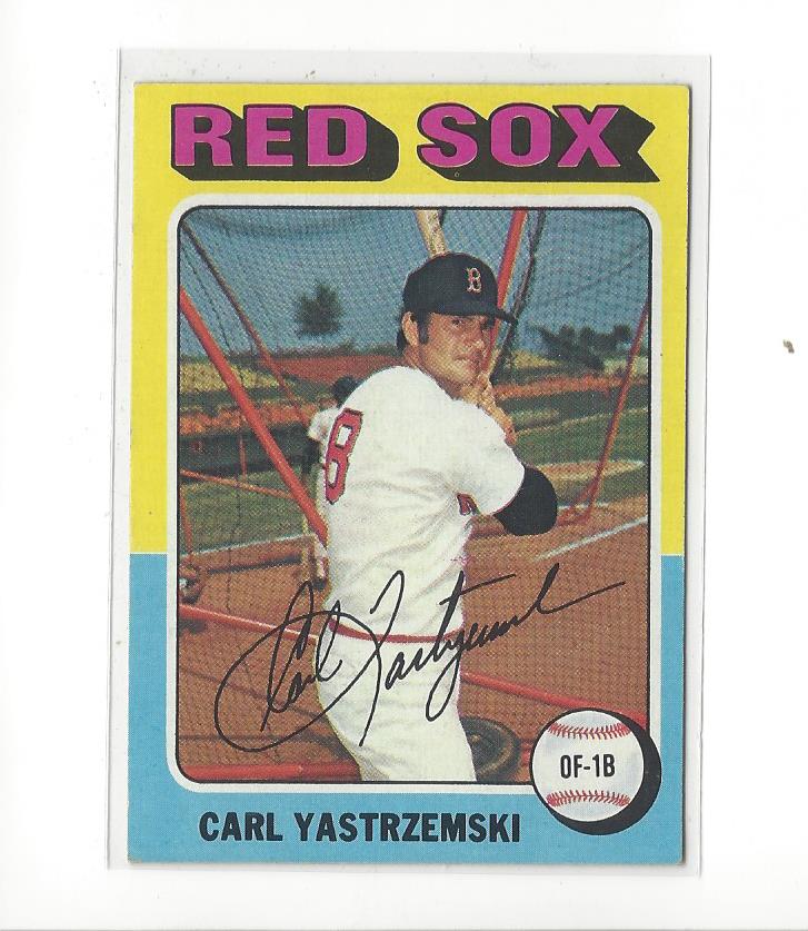 1975 Topps #280 Carl Yastrzemski
