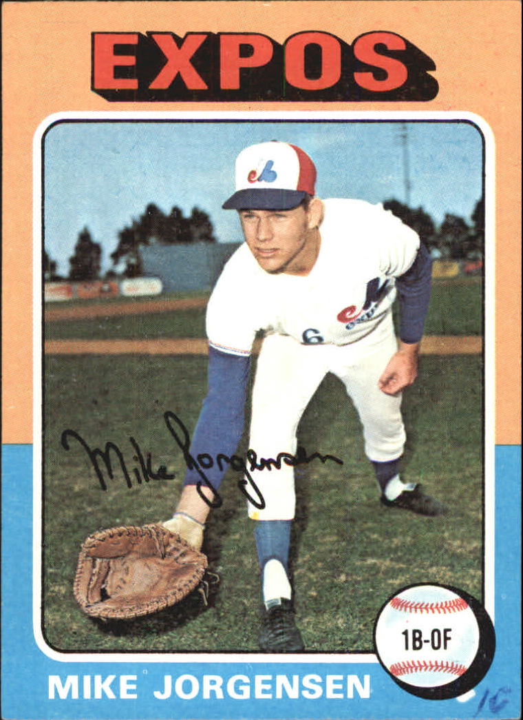 1975 Topps Montreal Expos Baseball Card 286 Mike