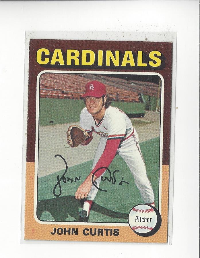 1975 Topps #381 John Curtis