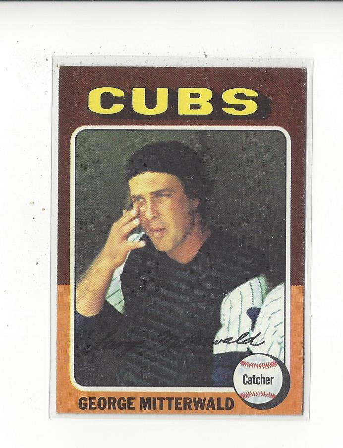 1975 Topps #411 George Mitterwald