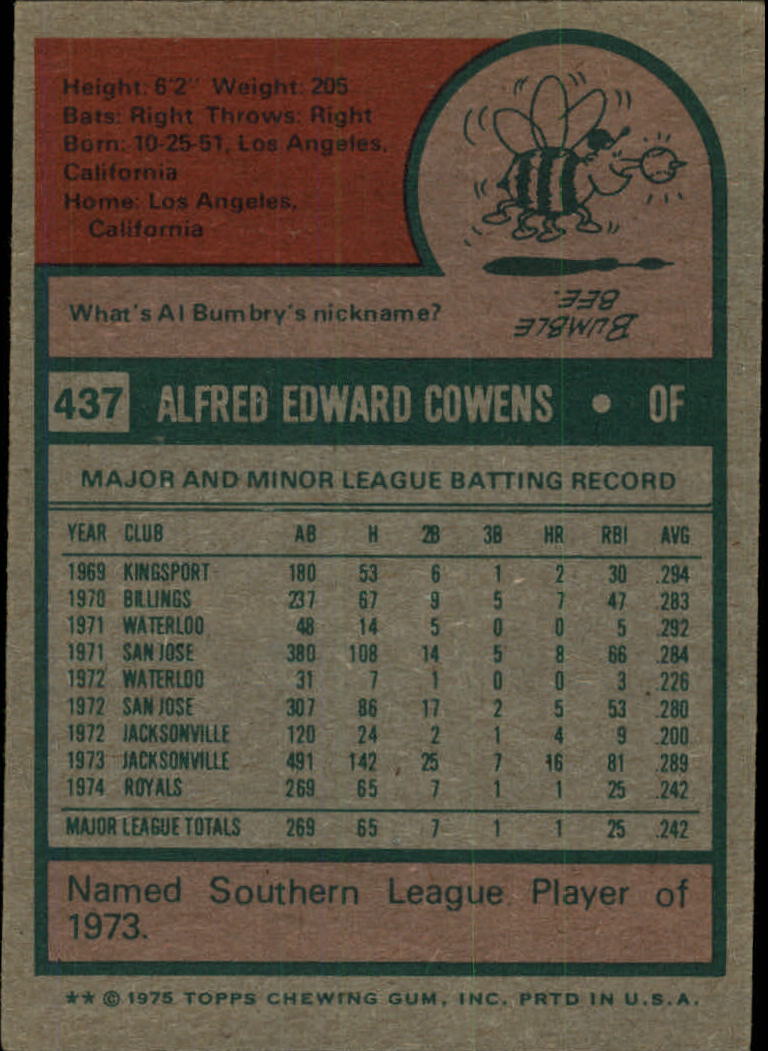 1975 TOPPS BASEBALL ASSORTED SINGLES U-PICK #412-506 - Picture 127 of 500