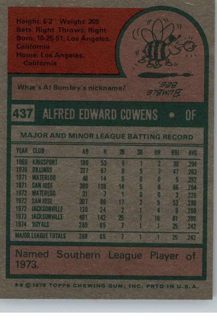 1975 TOPPS BASEBALL ASSORTED SINGLES U-PICK #412-506 - Picture 131 of 500