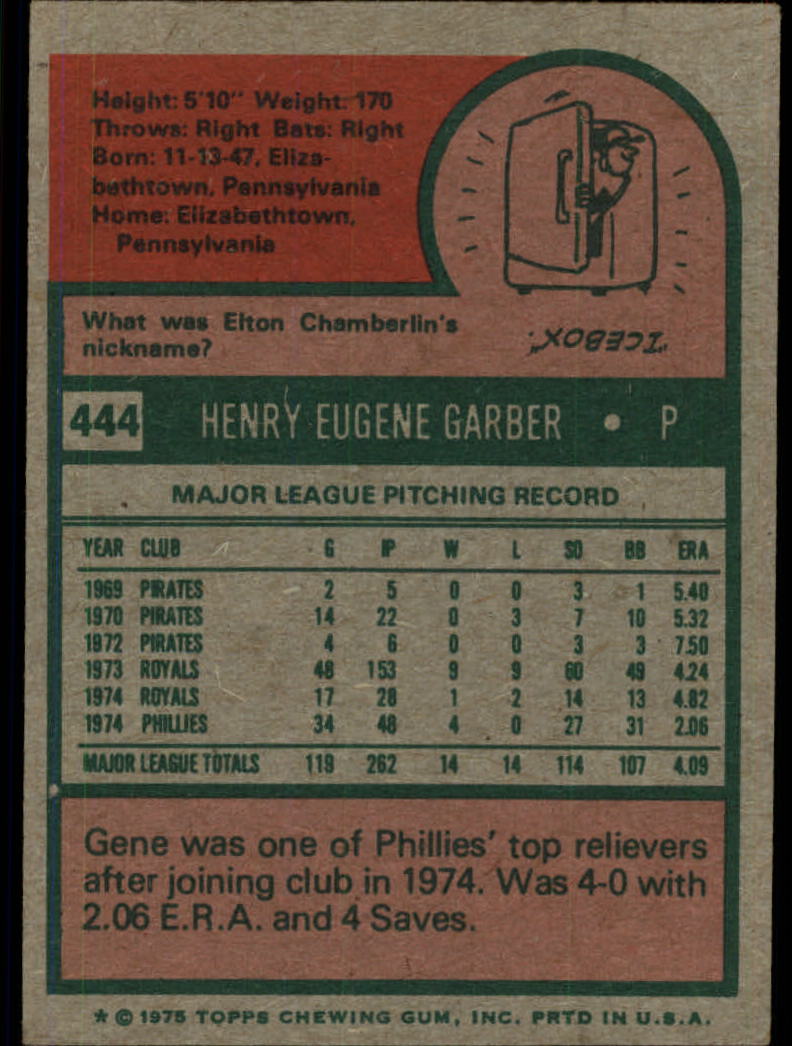 1975 TOPPS BASEBALL ASSORTED SINGLES U-PICK #412-506 - Picture 159 of 500