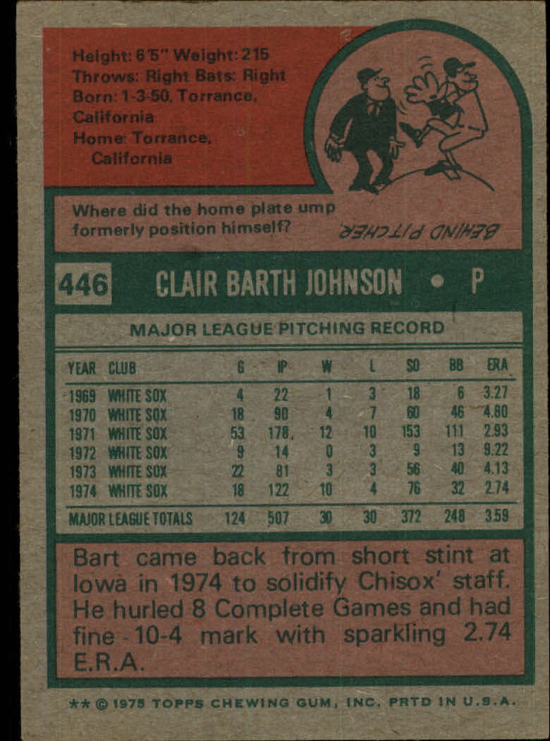 1975 TOPPS BASEBALL ASSORTED SINGLES U-PICK #412-506 - Picture 167 of 500