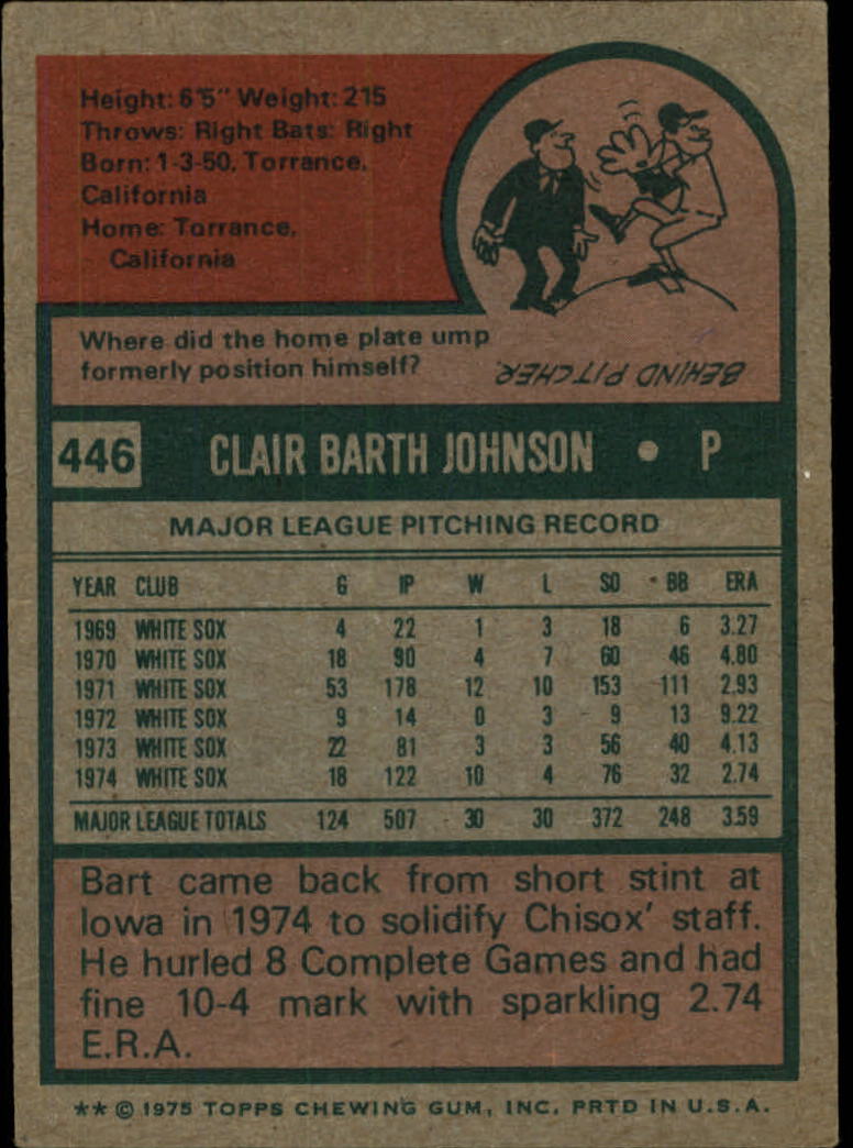 1975 TOPPS BASEBALL ASSORTED SINGLES U-PICK #412-506 - Picture 169 of 500