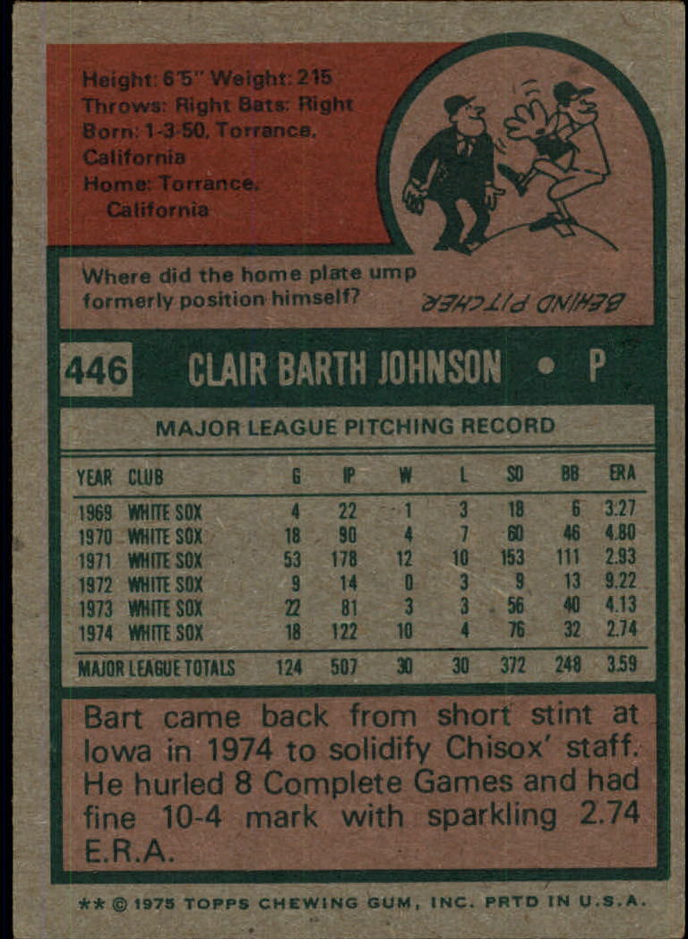 1975 TOPPS BASEBALL ASSORTED SINGLES U-PICK #412-506 - Picture 171 of 500