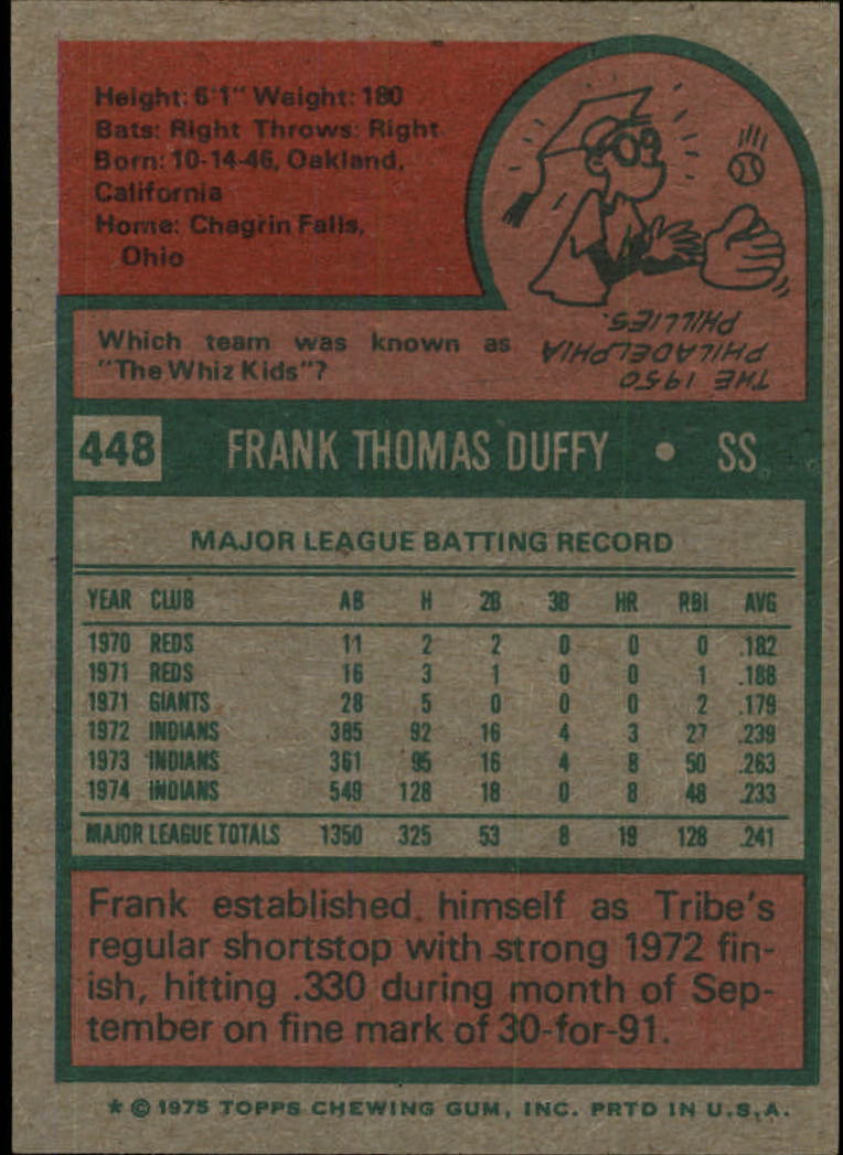 1975 TOPPS BASEBALL ASSORTED SINGLES U-PICK #412-506 - Picture 183 of 500