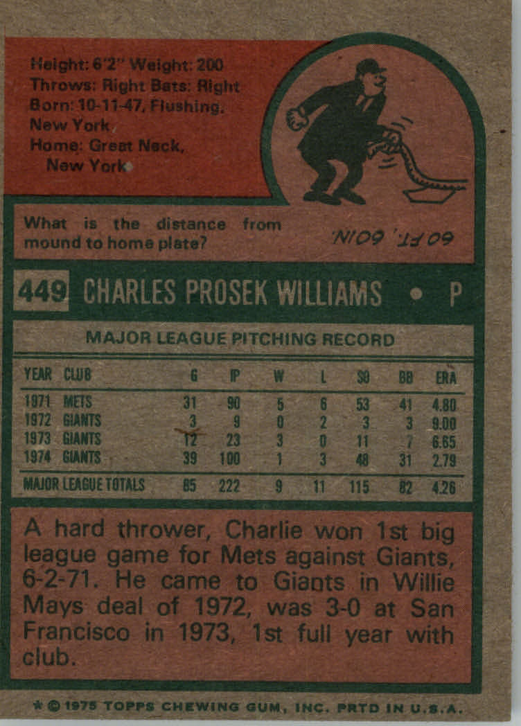 1975 TOPPS BASEBALL ASSORTED SINGLES U-PICK #412-506 - Picture 191 of 500