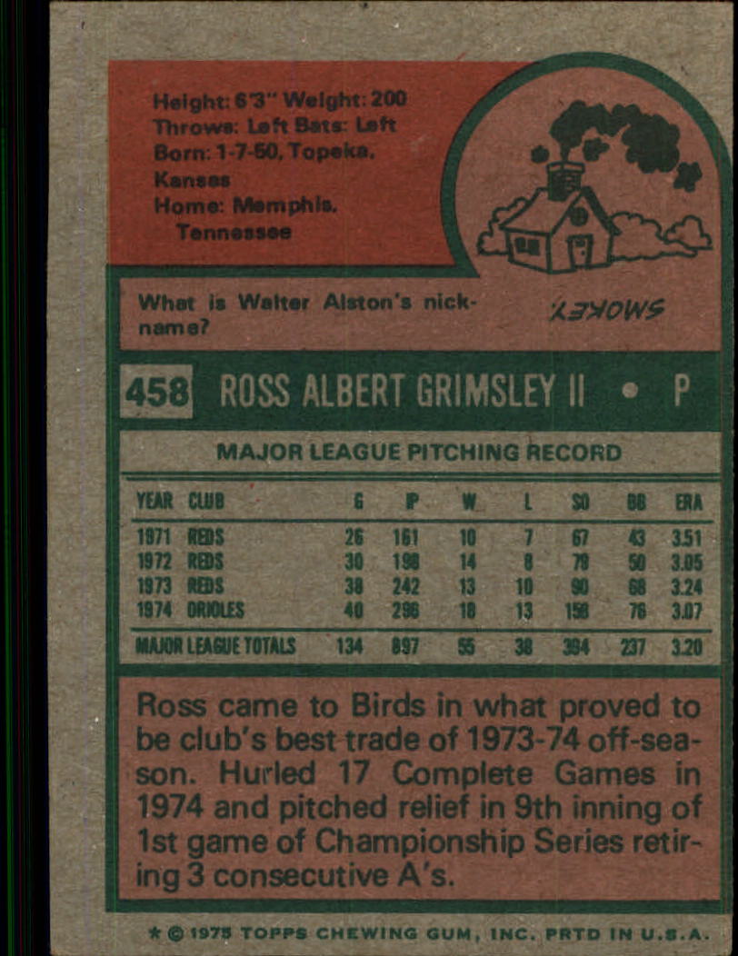 1975 TOPPS BASEBALL ASSORTED SINGLES U-PICK #412-506 - Picture 238 of 500