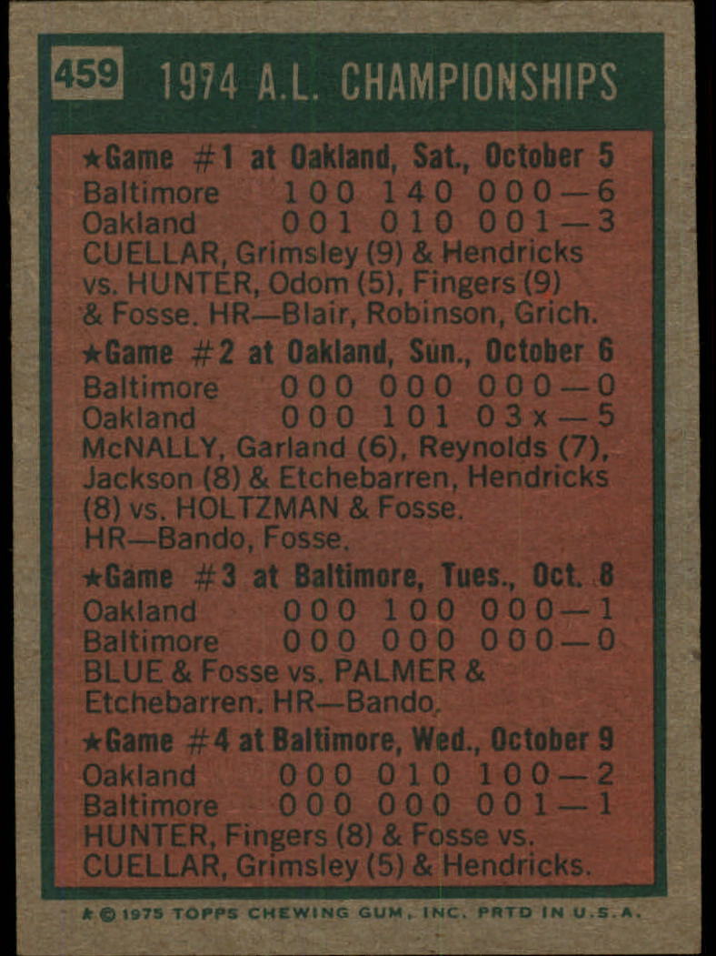 1975 TOPPS BASEBALL ASSORTED SINGLES U-PICK #412-506 - Picture 242 of 500