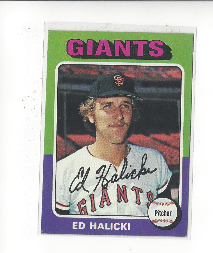 1975 Topps #467 Ed Halicki RC