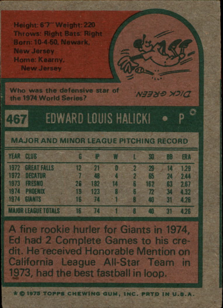 1975 TOPPS BASEBALL ASSORTED SINGLES U-PICK #412-506 - Picture 264 of 500