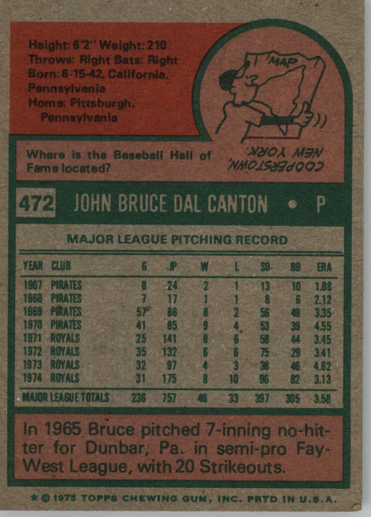 1975 TOPPS BASEBALL ASSORTED SINGLES U-PICK #412-506 - Picture 298 of 500