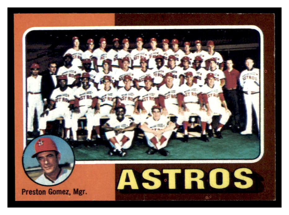 1975 Topps Houston Astros Near Team Set 7 - NM