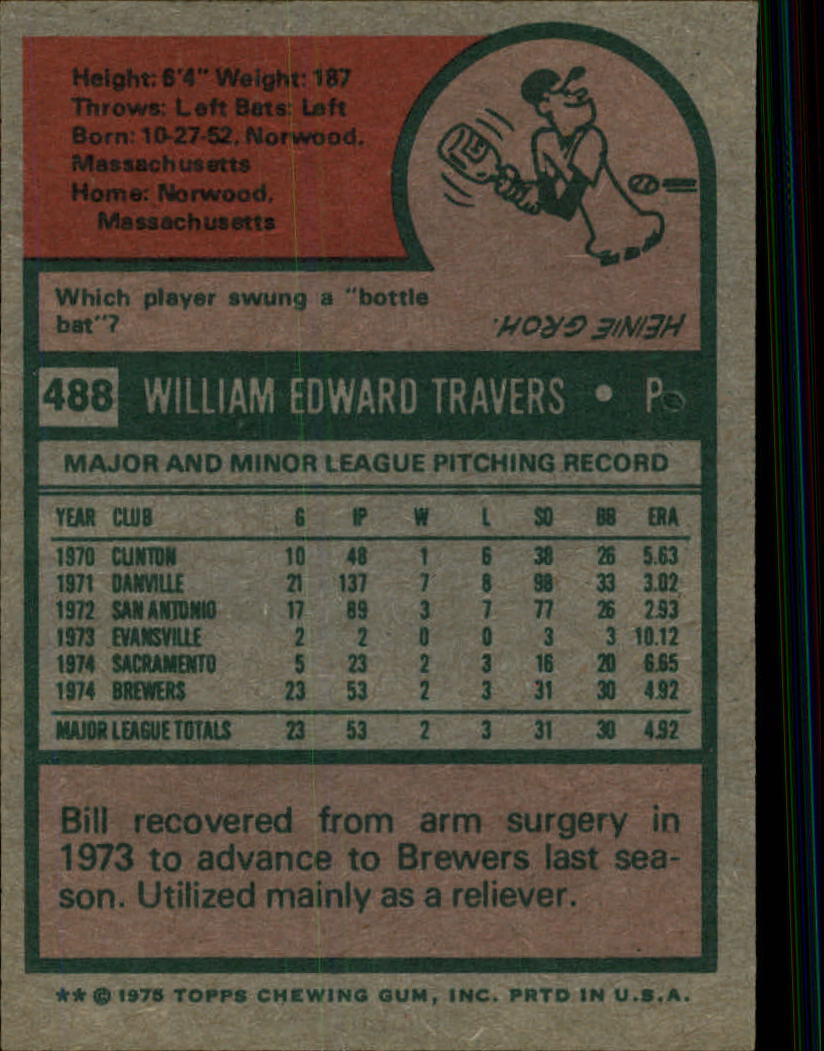 1975 TOPPS BASEBALL ASSORTED SINGLES U-PICK #412-506 - Picture 402 of 500