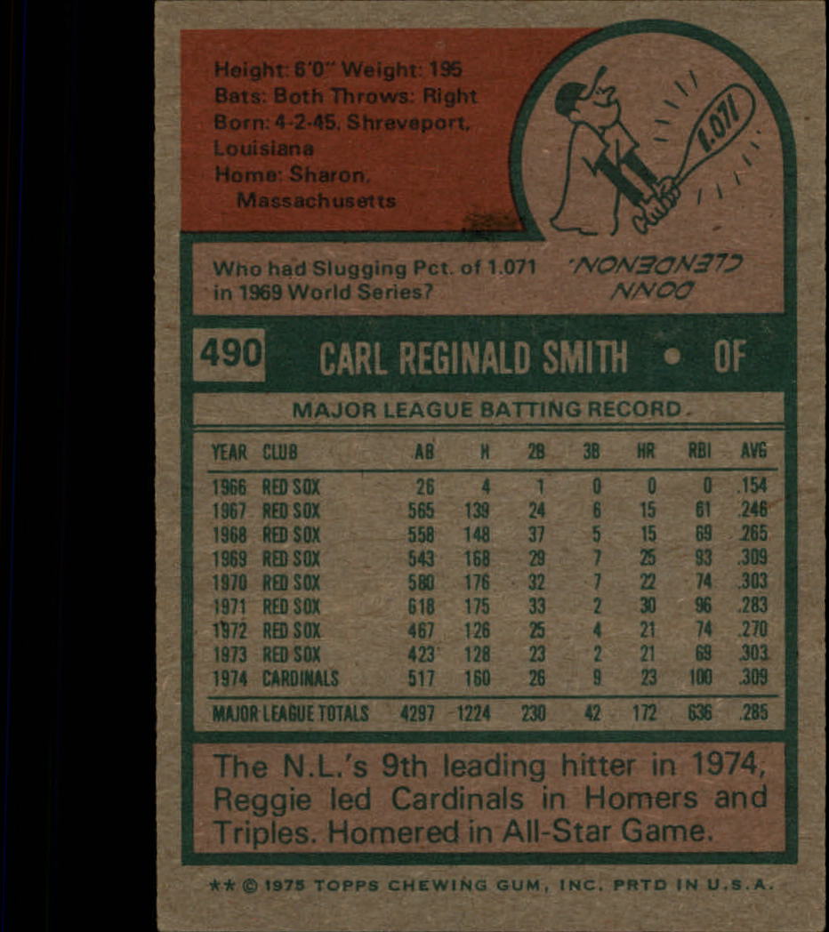 1975 TOPPS BASEBALL ASSORTED SINGLES U-PICK #412-506 - Picture 412 of 500