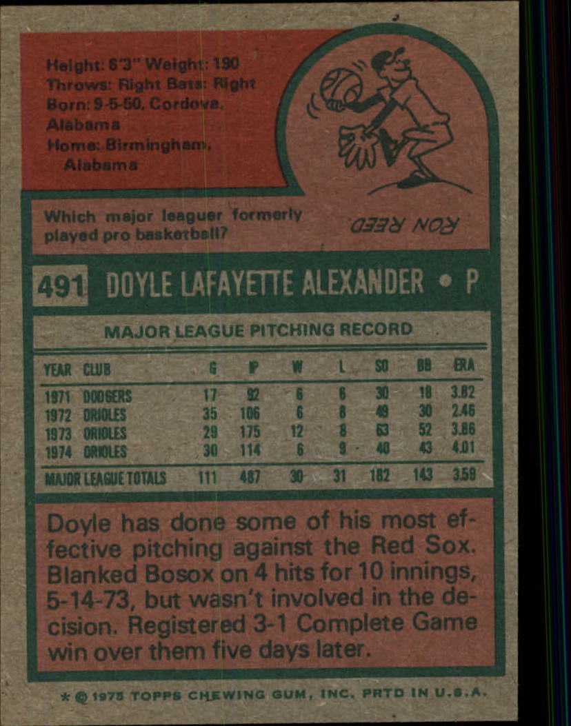 1975 TOPPS BASEBALL ASSORTED SINGLES U-PICK #412-506 - Picture 414 of 500