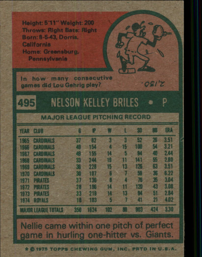 1975 TOPPS BASEBALL ASSORTED SINGLES U-PICK #412-506 - Picture 436 of 500