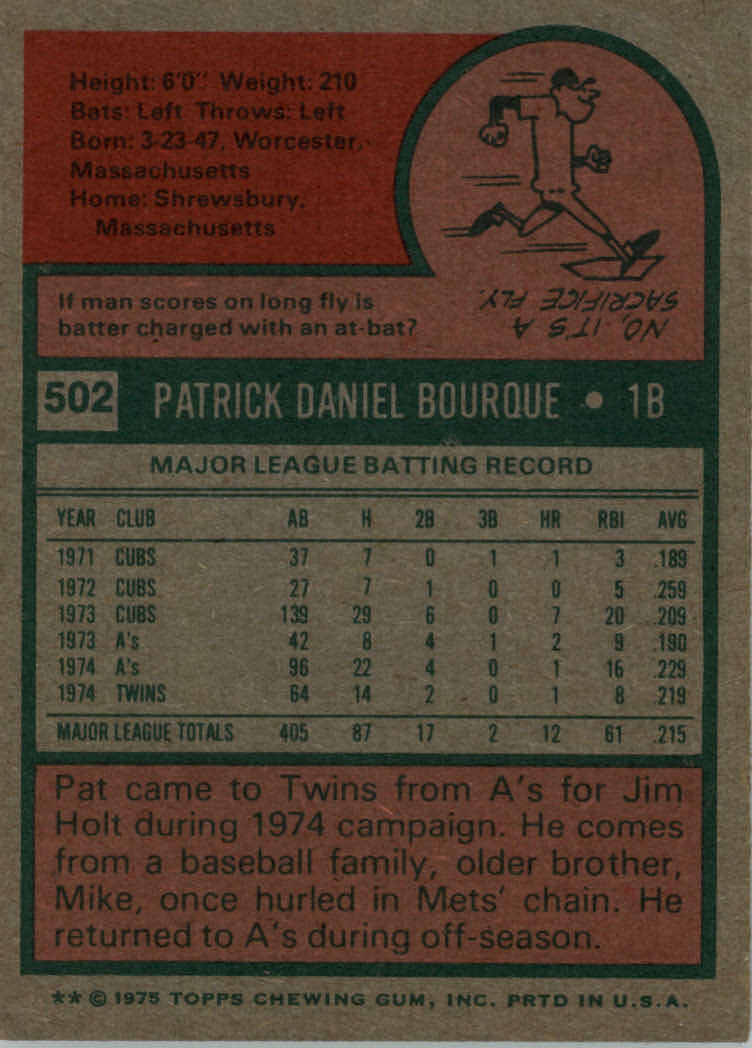 1975 TOPPS BASEBALL ASSORTED SINGLES U-PICK #412-506 - Picture 476 of 500