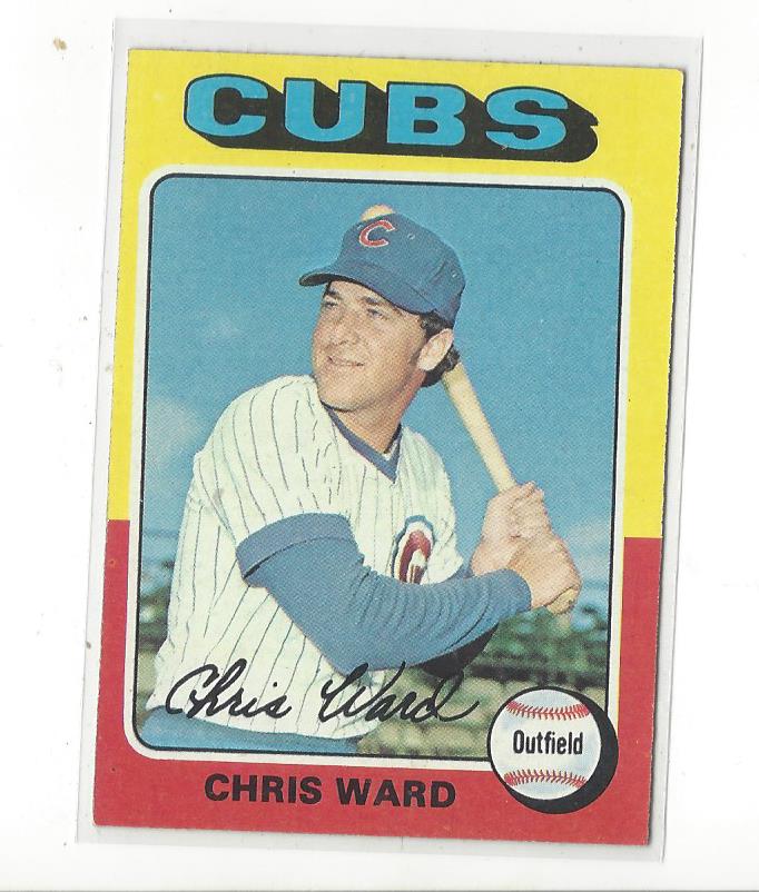 1975 Topps #587 Chris Ward RC