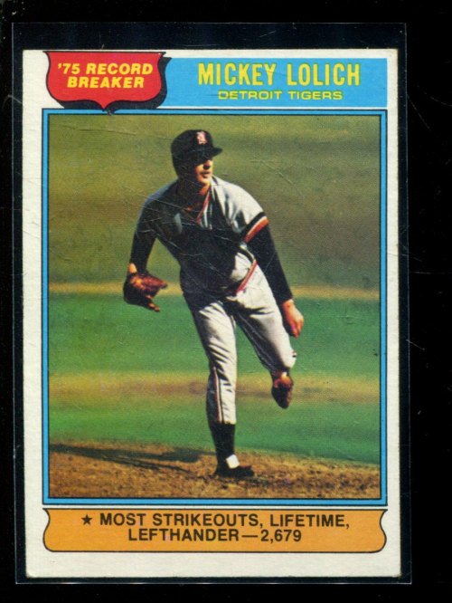 1976 Topps #3 Mickey Lolich RB