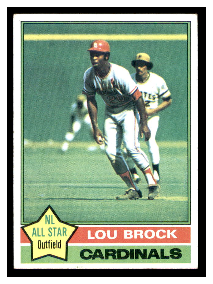 1976 Topps #10 Lou Brock