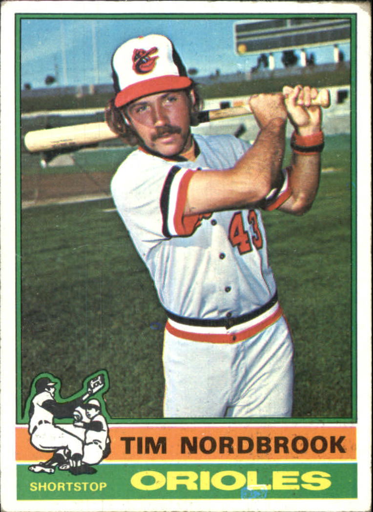 1976 Topps #252 Tim Nordbrook RC - VG