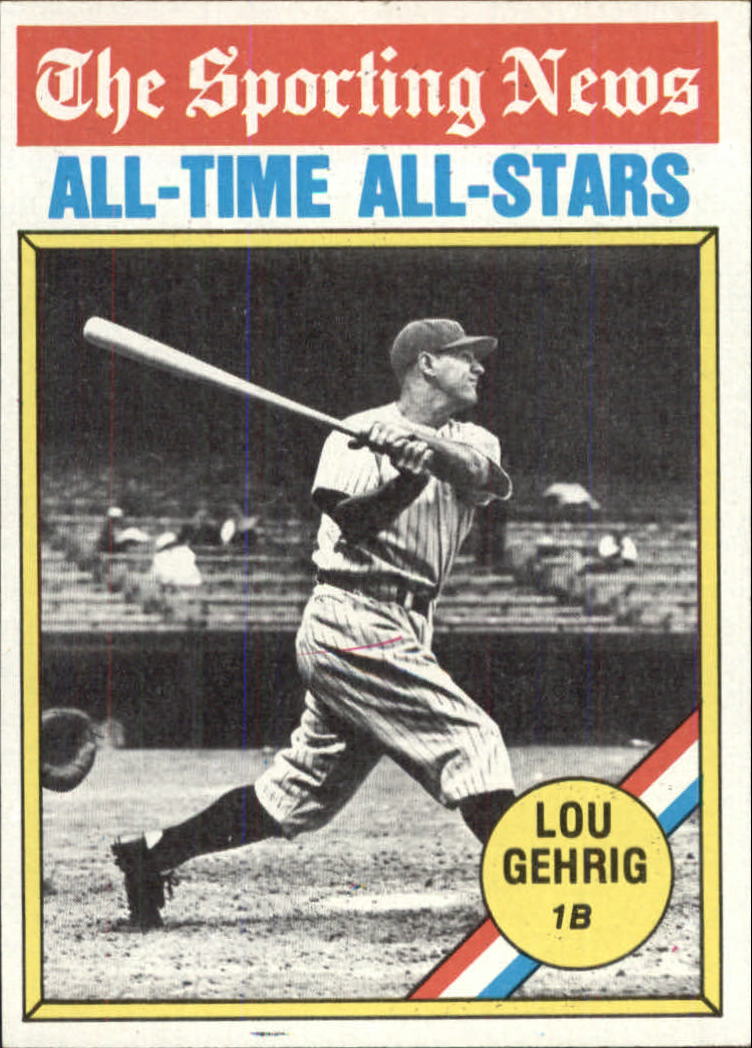 1976 Topps #341 Lou Gehrig ATG
