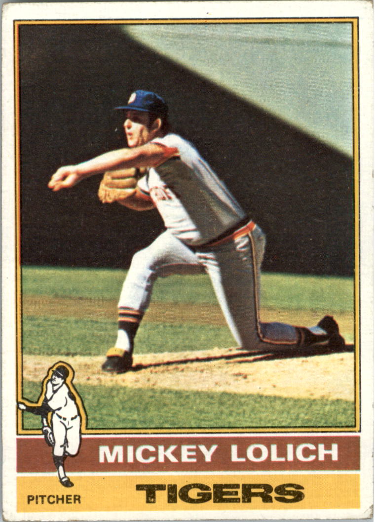 1976 Topps #385 Mickey Lolich - EX - Triple Play Sports Cards
