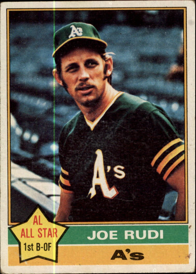 Joe Rudi, Oakland Athletics  Baseball guys, Baseball star, Baseball  uniforms