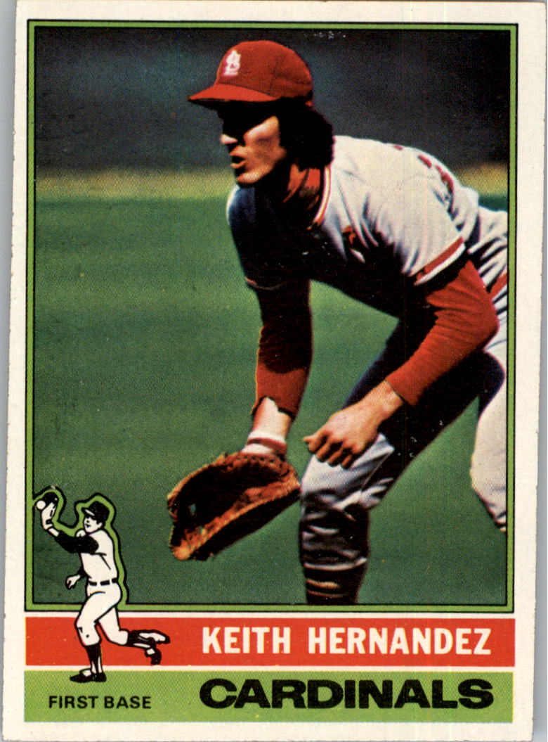 1976 Topps Baseball Cello Pack Including Keith Hernandez