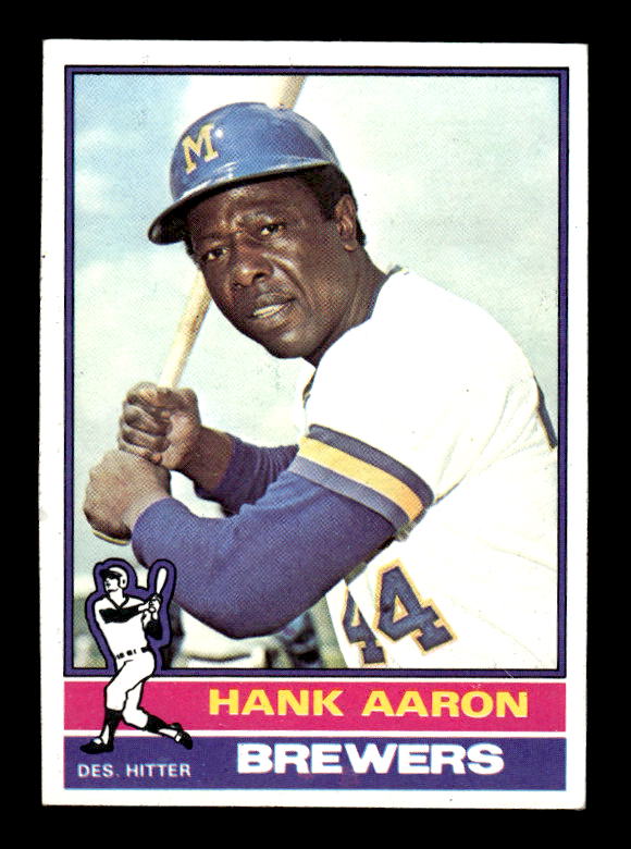 1976 Topps #550 Hank Aaron