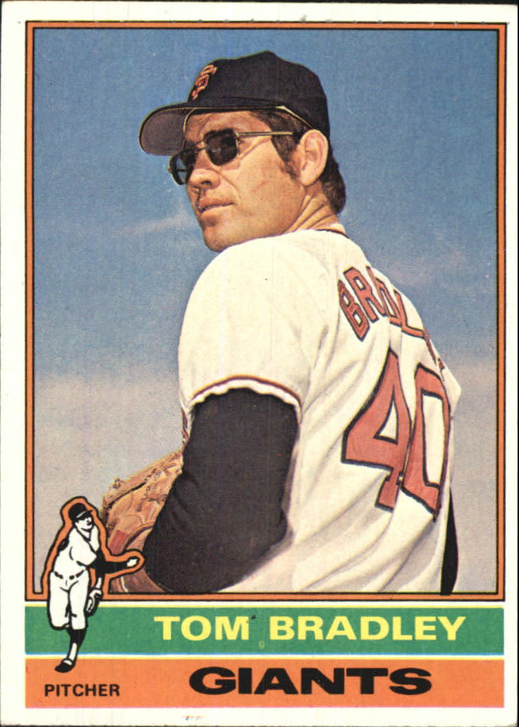 1976 Topps #644 Tom Bradley - VG