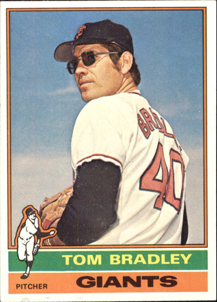1976 Topps #644 Tom Bradley - EX