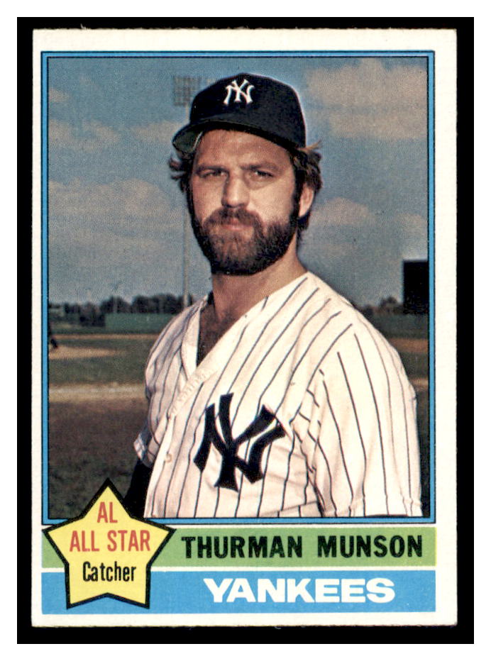 1974 Topps #340 Thurman Munson New York Yankees Baseball Card Nm #2