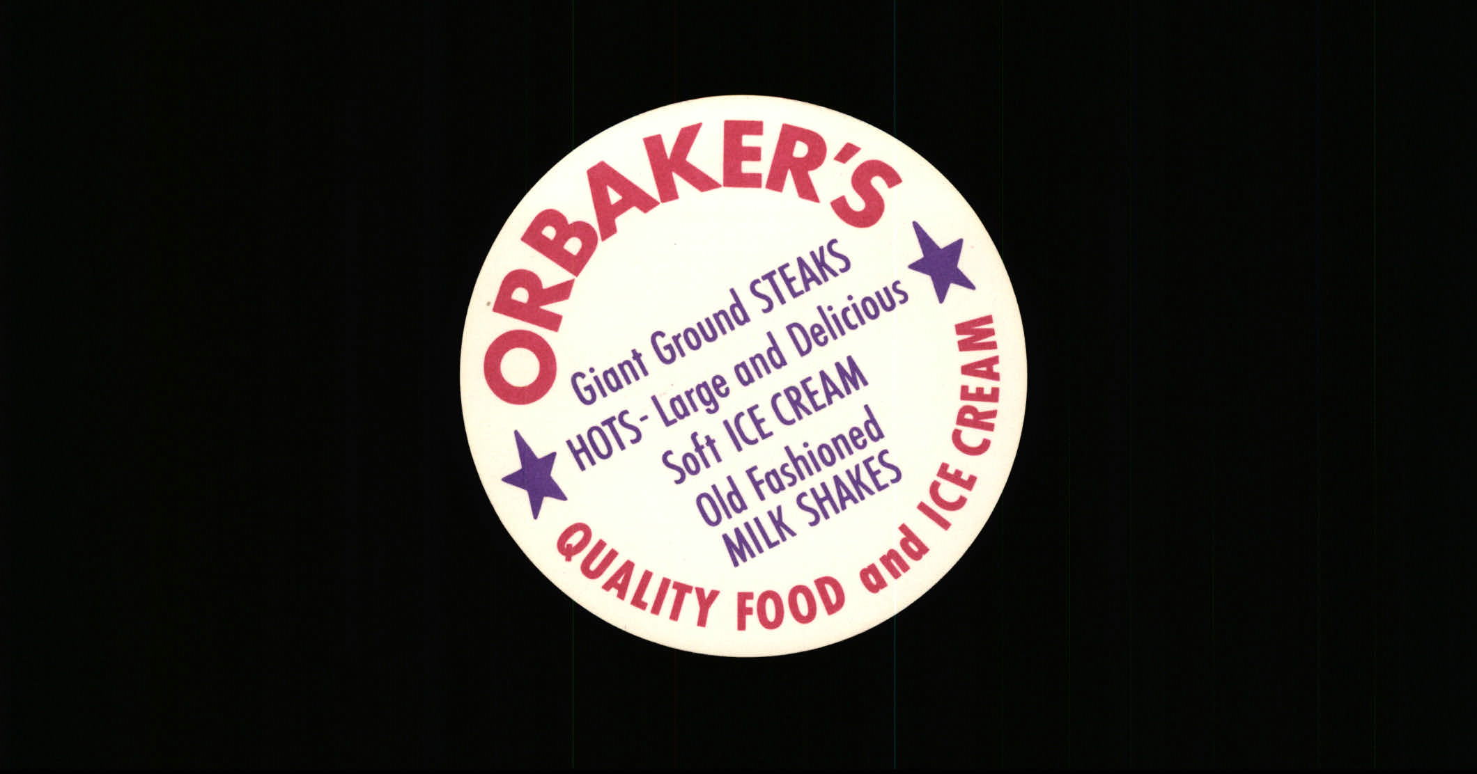 1976 Orbakers Discs #1 Hank Aaron back image