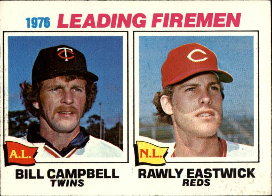1977 Topps #8 Leading Firemen/Bill Campbell/Rawly Eastwick