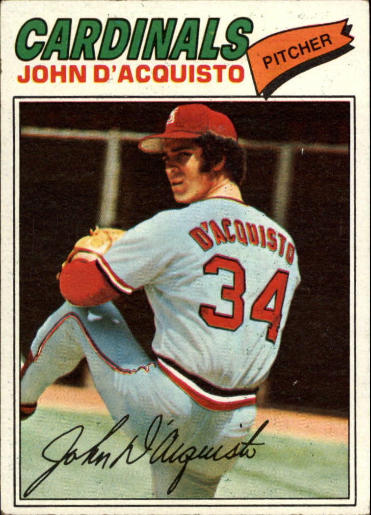 1977 Topps #19 John D'Acquisto