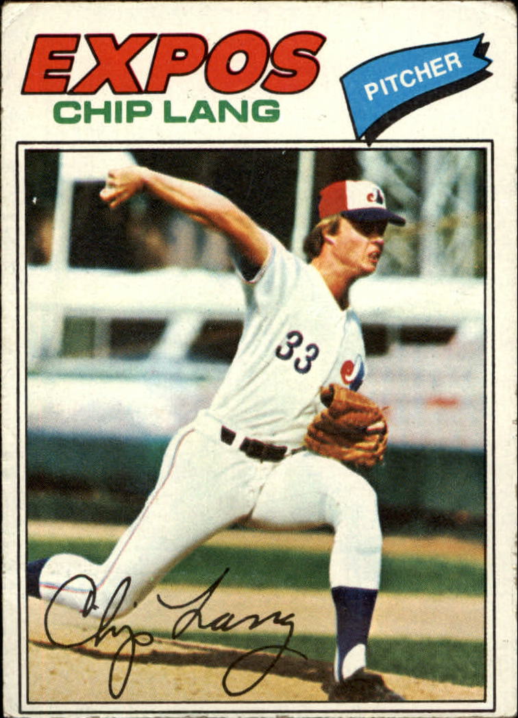 1977 Topps #132 Chip Lang RC